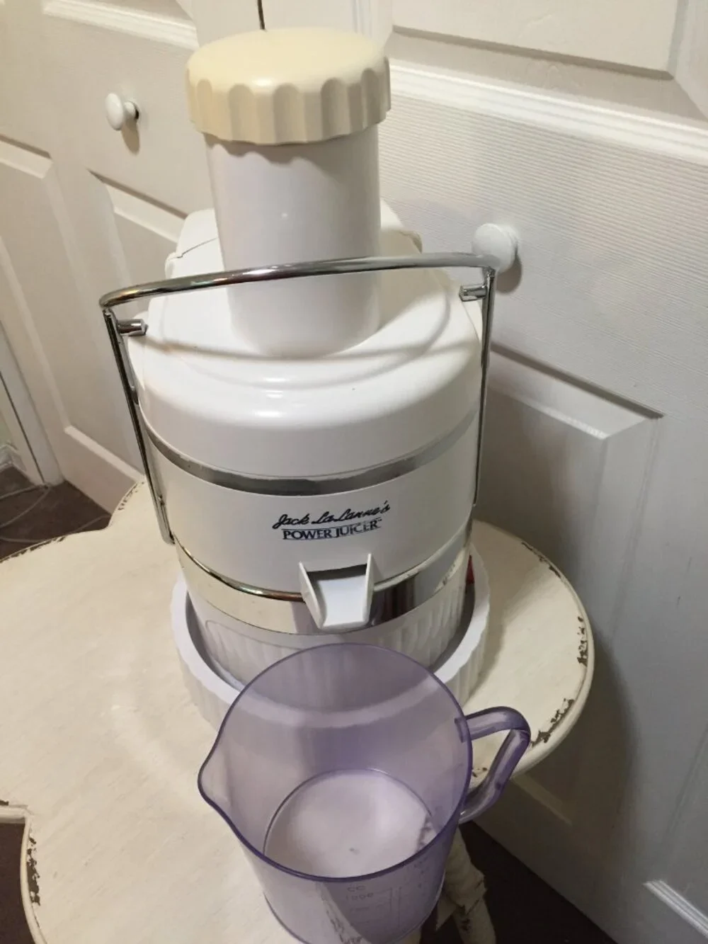Jack LaLanne Power Juicer White Juice Extractor Model JLS-88  TESTED/WORKING